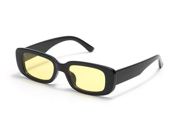 Retro Vintage Slim Rectangle Fashion Sunglasses