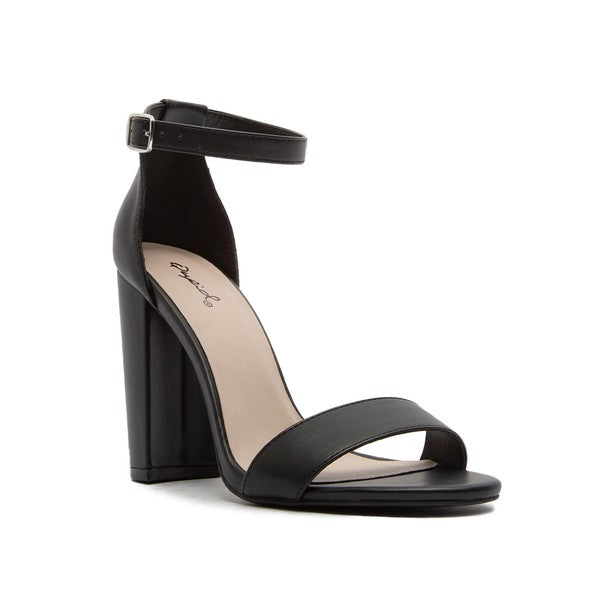 CASHMERE Ankle Strap Heel Shoe