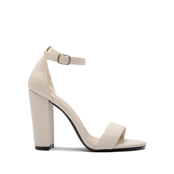 CASHMERE Ankle Strap Heel Shoe