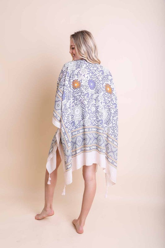 Touch of Morroco Tapestry Tassel Kimono