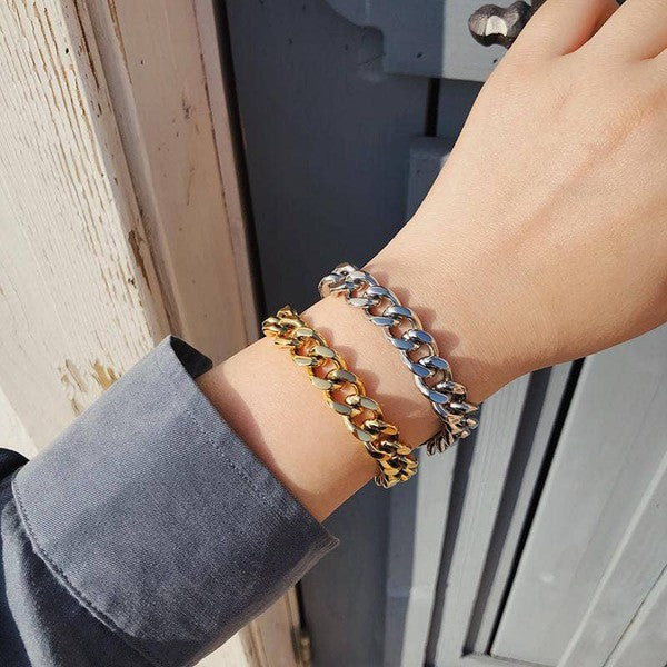 THICK CHAIN BRACELET