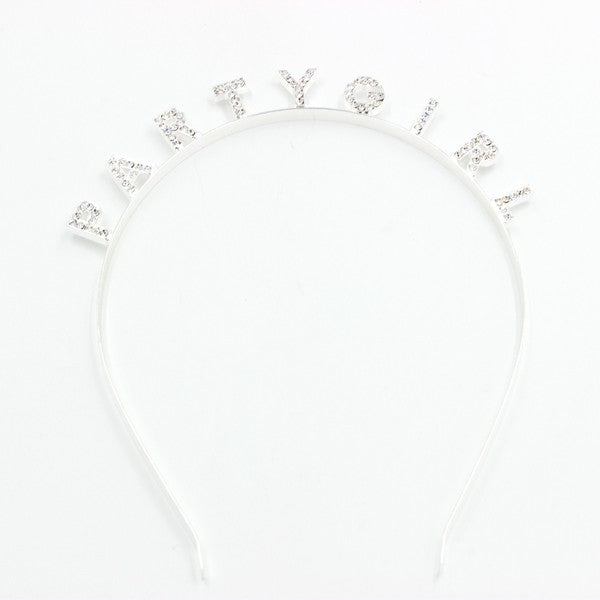 PARTY GIRL RHINESTONE HEAD BAND