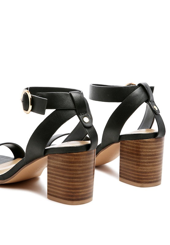 Dolph Stack Block Heeled Sandal