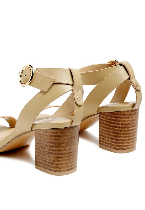 Dolph Stack Block Heeled Sandal