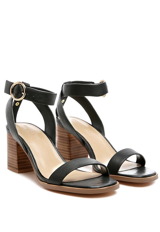 Dolph Stack Block Heeled Sandal