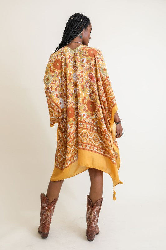 Touch of Morroco Tapestry Tassel Kimono