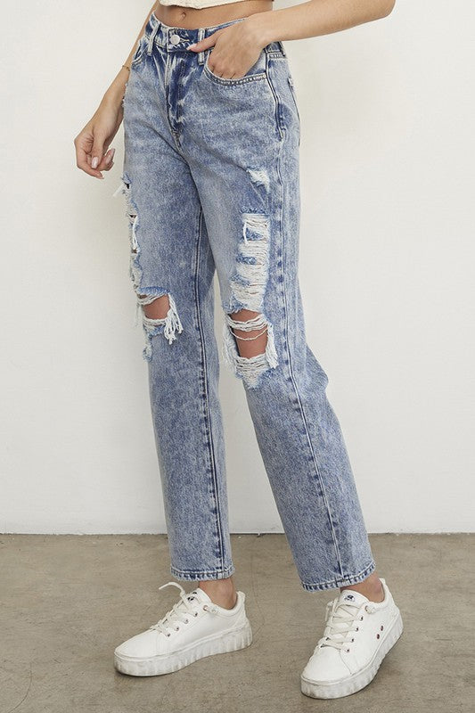 SLIM BOYFRIEND JEANS