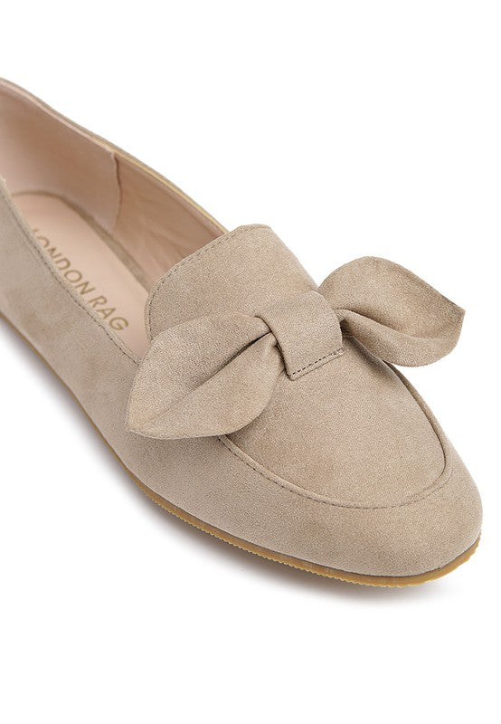 REMEE Front Bow Loafers