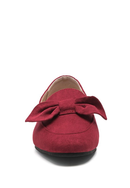 REMEE Front Bow Loafers