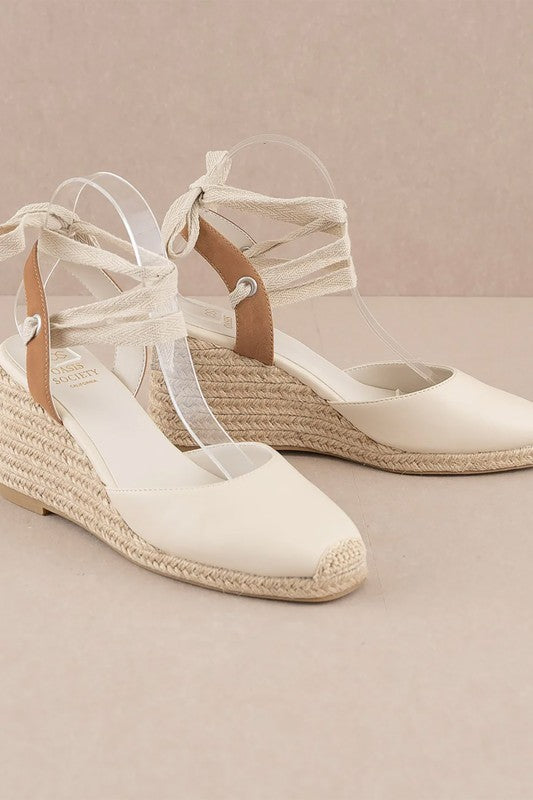 D-ALONDRA-ESPADRILLE, LACE UP, WEDGE